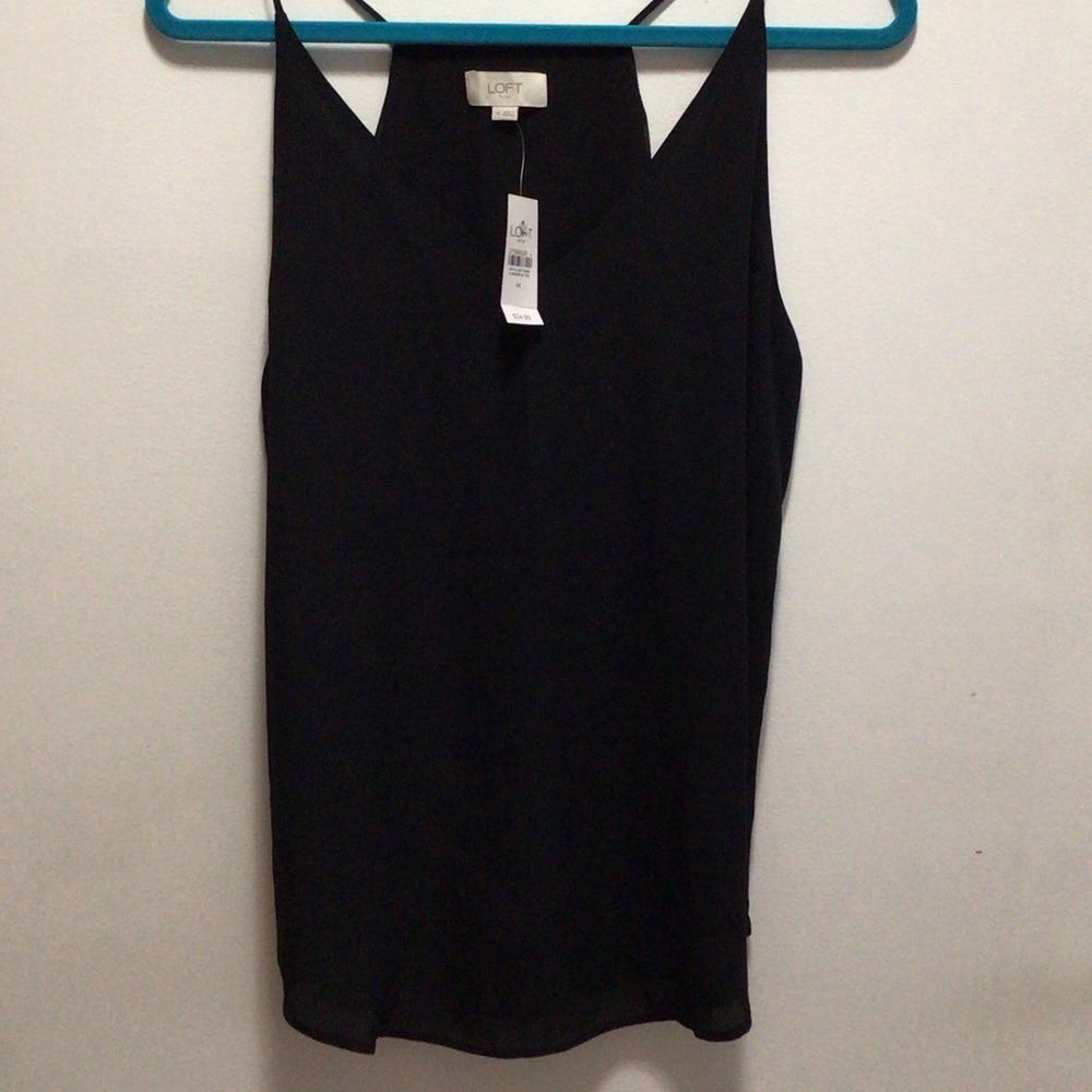 LOFT Women's Elegant Black Camisole